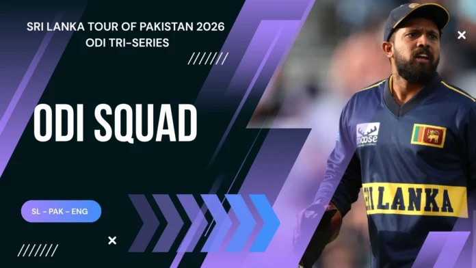 Sri Lanka's Squad Named for Pakistan-England-Sri Lanka ODI Tri-Series!